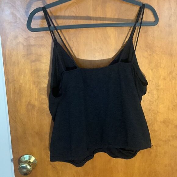 GUC express black cropped tank! Size L - Picture 3 of 3